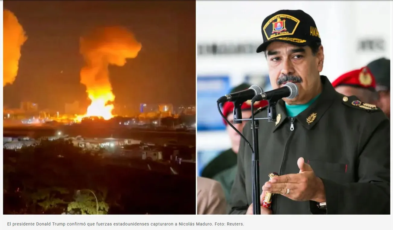EEUU captura a Maduro
