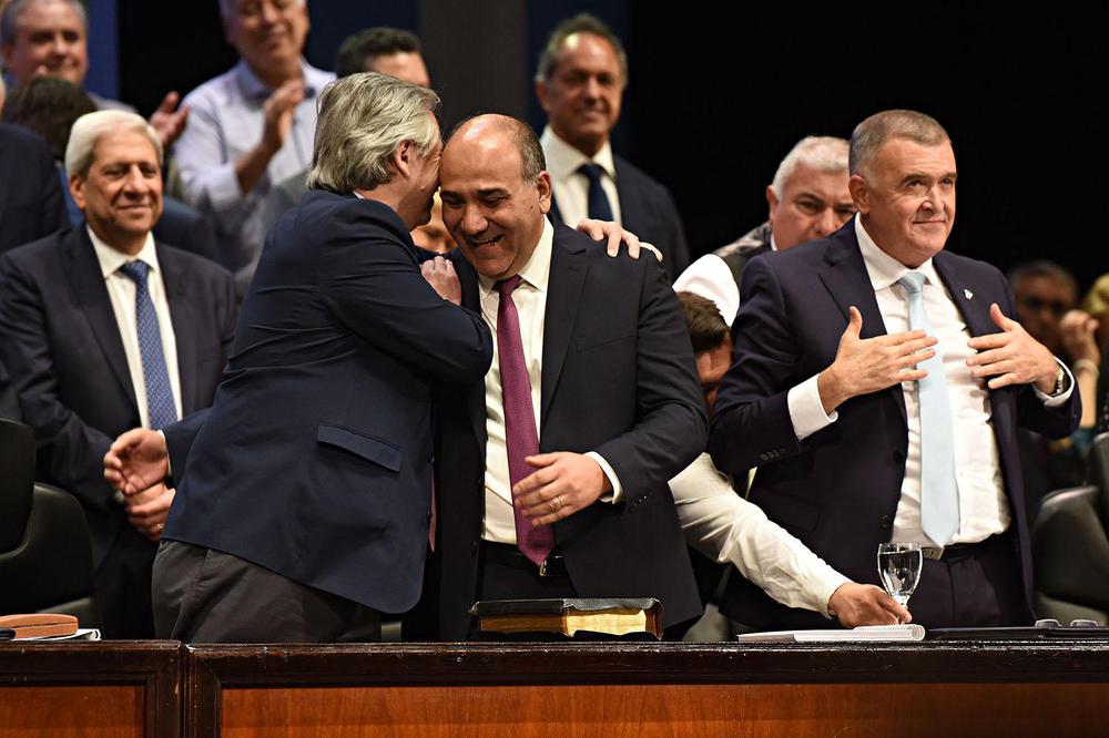 Alberto fernández y Juan Manzur