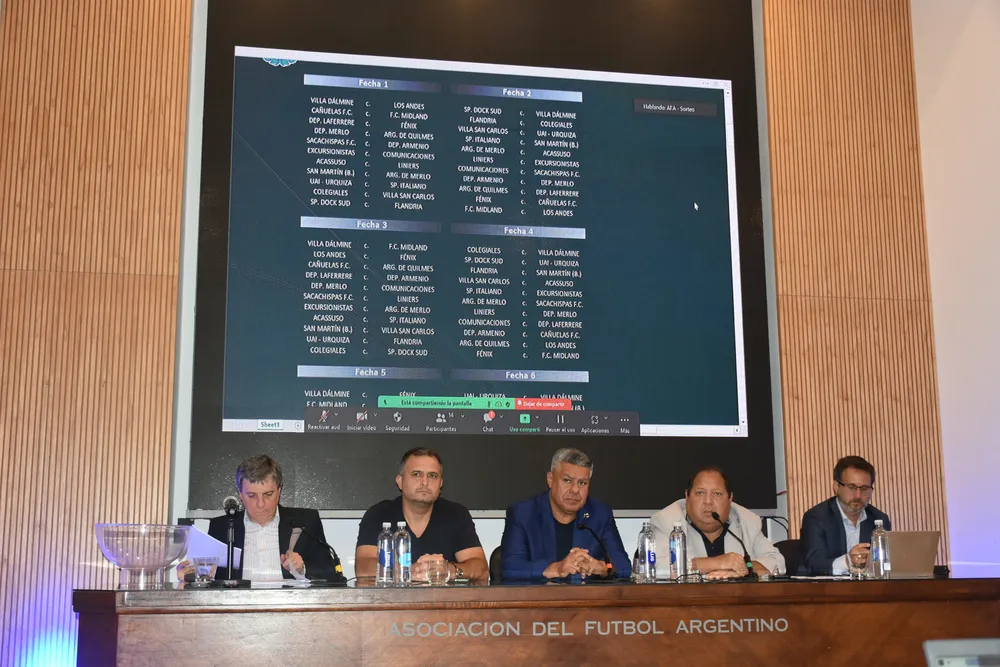 Sorteo Primera Nacional 2024 AFA
