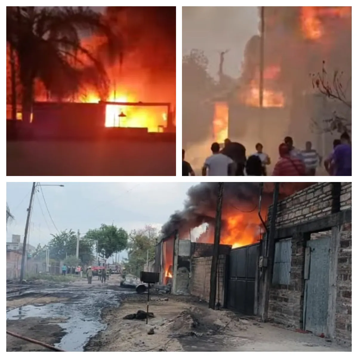 Incendio en Manantial Sur