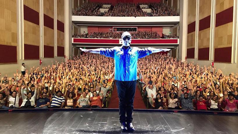 Miguel Martin en el Mercedes Sosa