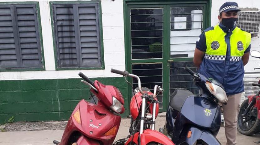 Motos robadas