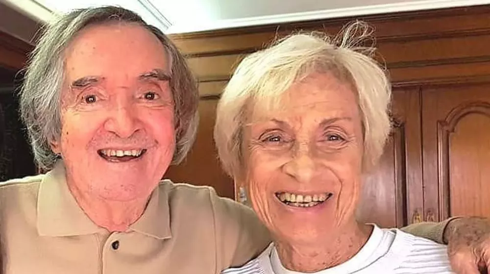 Carlos Balá y su esposa Marthita