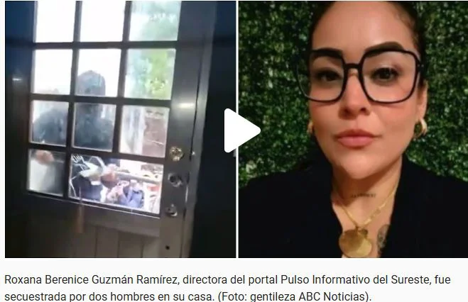 Periodista mexicana