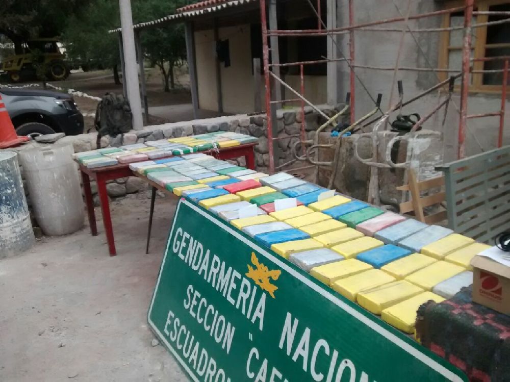 Narcotráfico. Los panes de cocaína secuestrados en la frontera