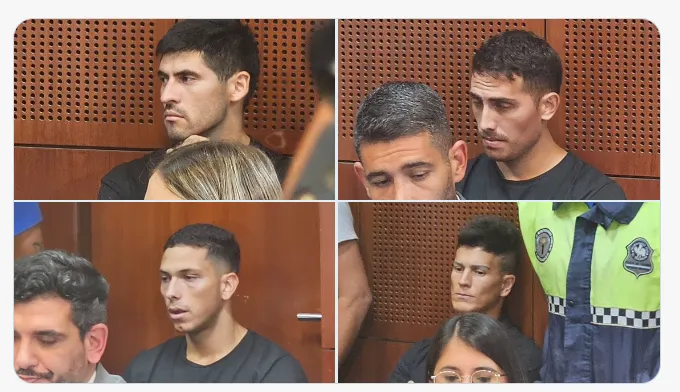  Abiel Osorio, Braian Cufré, Florentín Bobadilla y Sebastián Sosa.