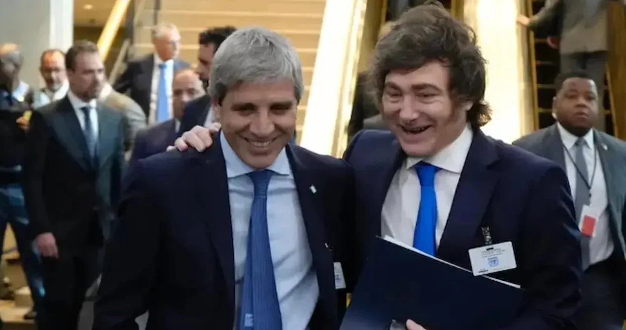 Javier Milei y Caputo